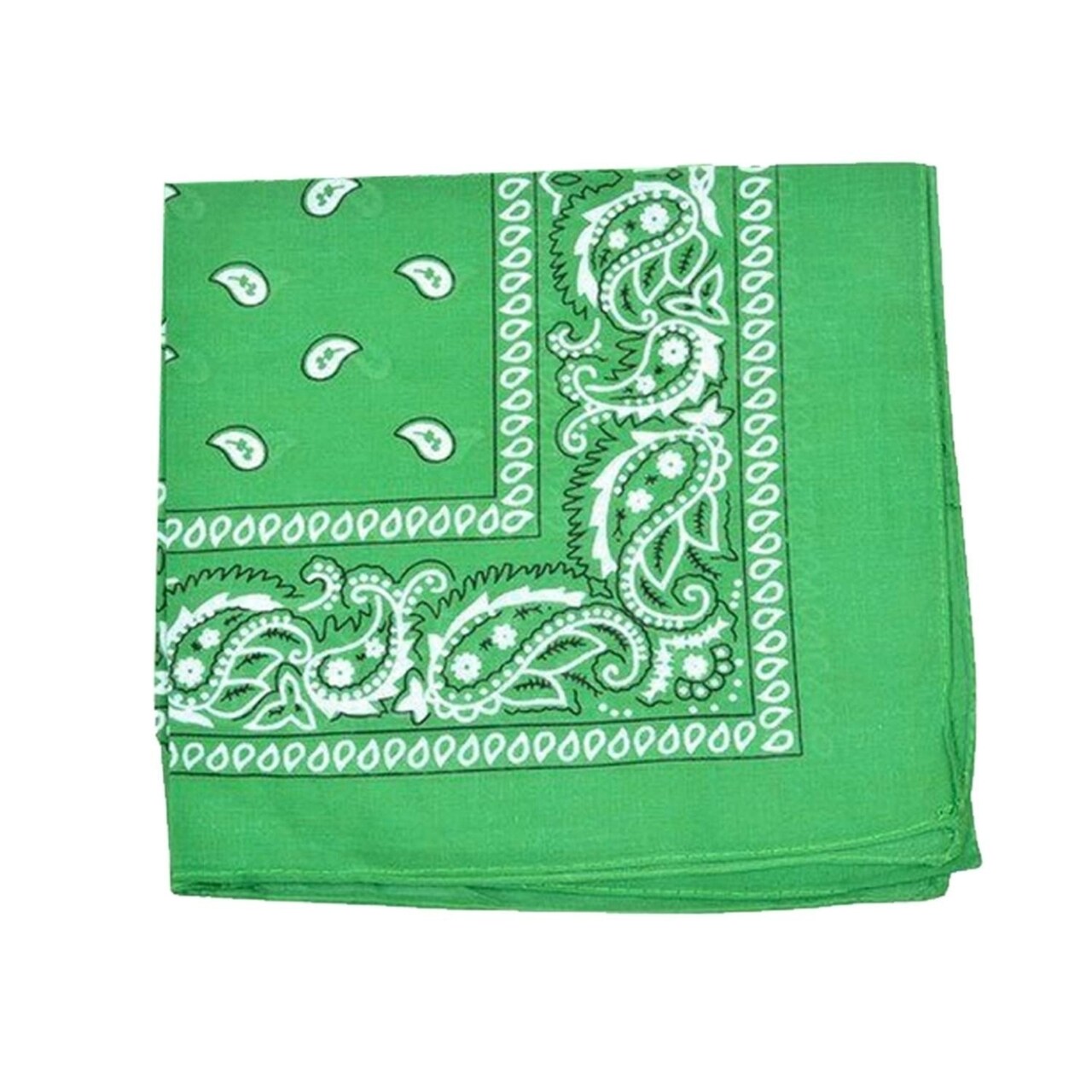 Unibasic Paisley Cotton Bandana Xl 10 Pack Head Wrap Handkerchief Novelty